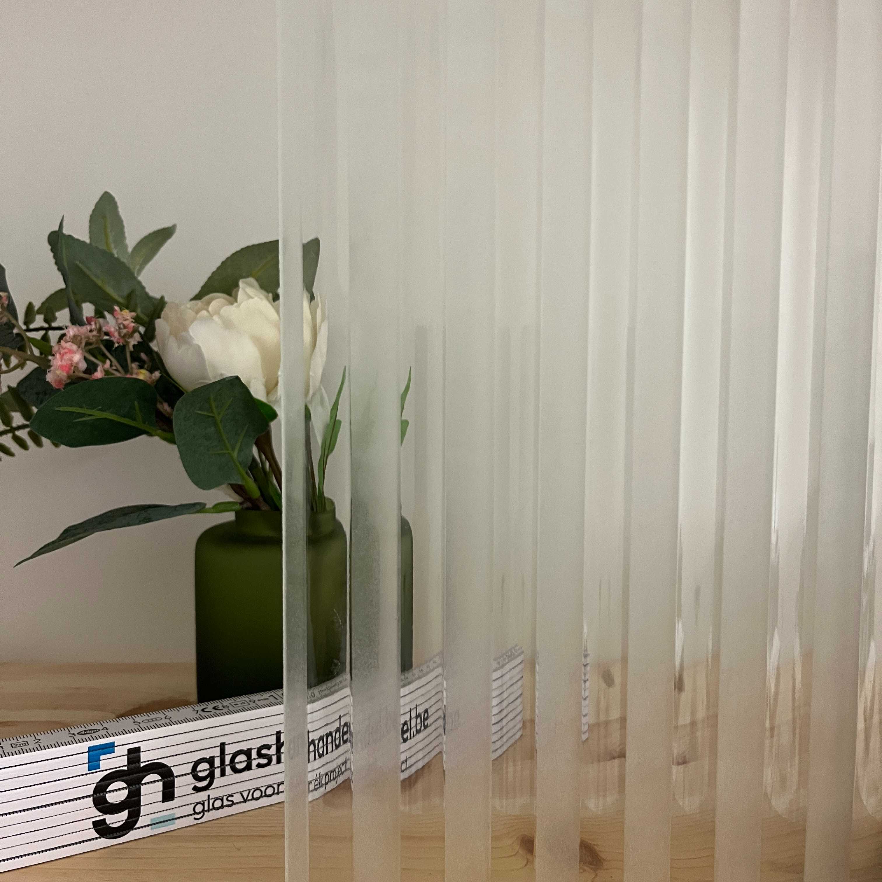Flutes Klaar/Mat Figuurglas